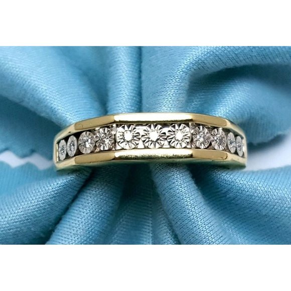 Unique 10K Karat Solid Two Tone Multi Color Gold Designer Diamond Mens Ring - Picture 1 of 15
